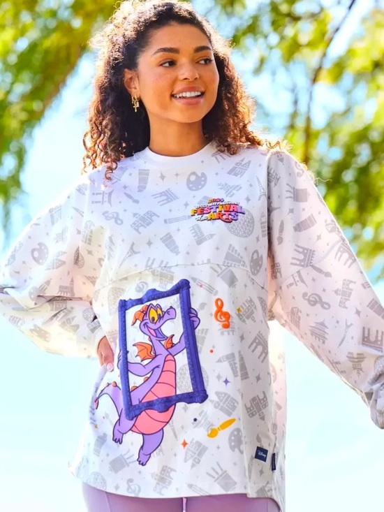 Disney Tops - Disney Epcot Festival of the Arts Spirit Jersey featuring Figment